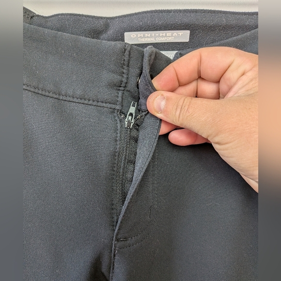 COLUMBIA Omni-Heat Thermal Comfort Outdoor Women Pants Size 6 Black - Picture 6 of 14